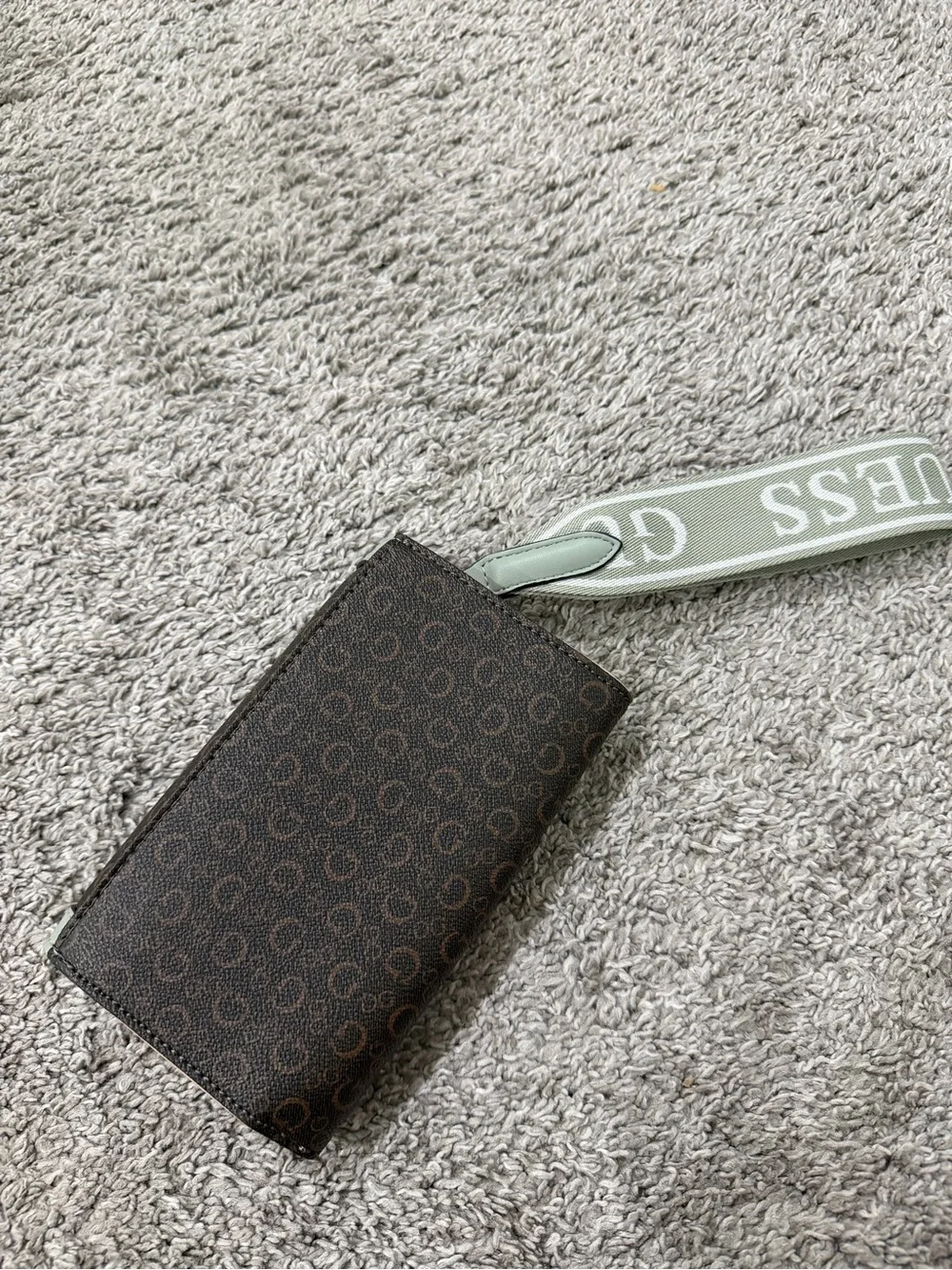 GUESS Wallet with Mint Green Trim